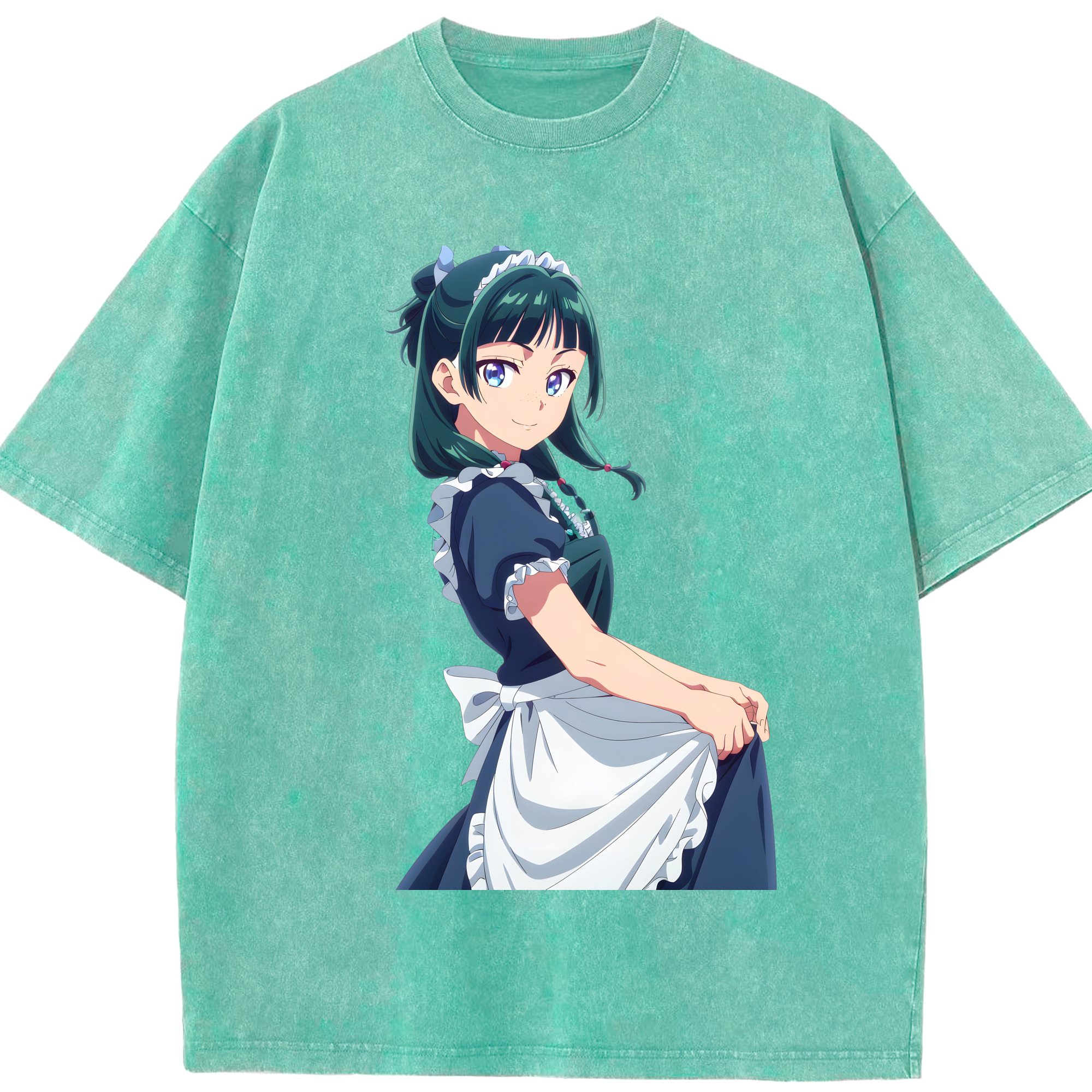 （画像用） 薬屋のひとりごと The Apothecary Diaries 綿100% ヴィンテージ風 半袖Tシャツ（フロントプリント）